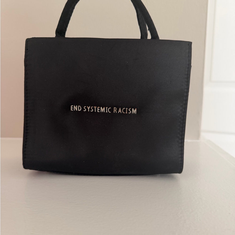 BRANDON BLACKWOOD Tote Bag with 'End Systemic Racism' Tote